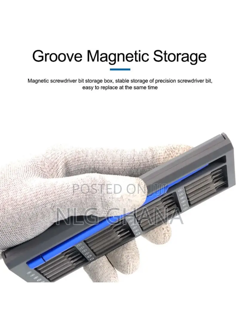 25-in-1 Precision Screwdriver Set – S2 Steel Bits, Magnetic Tvx28364