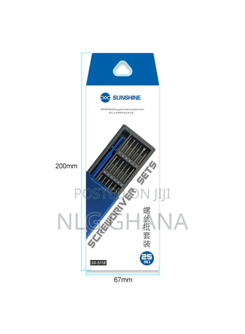 25-in-1 Precision Screwdriver Set – S2 Steel Bits, Magnetic Tvx28364