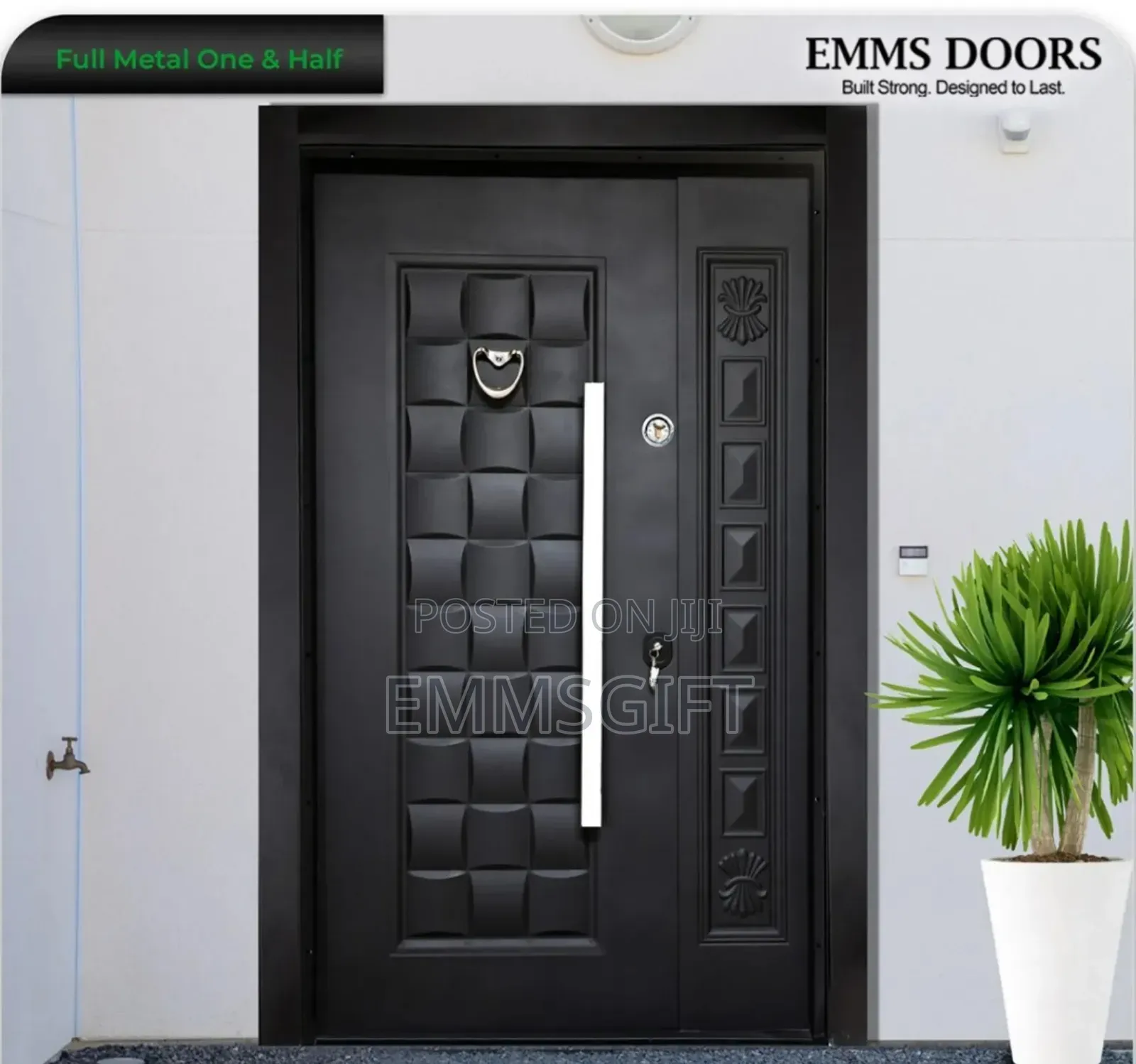 Full Metal Security Doors -one And Half