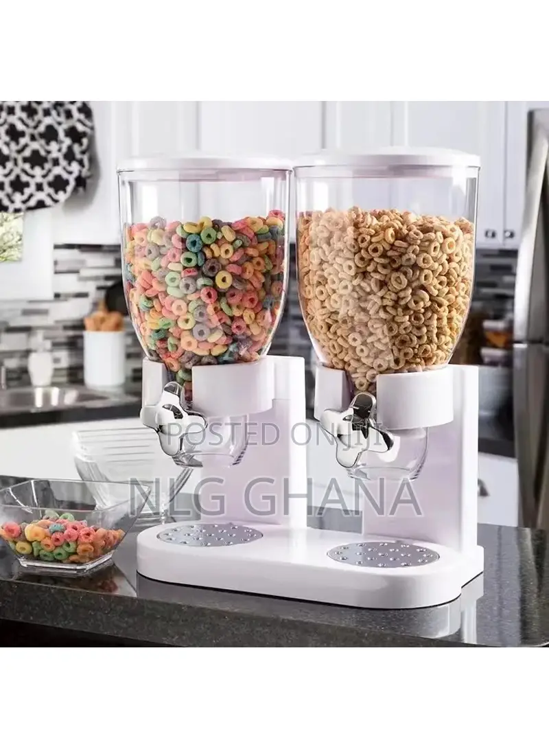 Double Cereal Dispenser - Dual Control Candy Dispensers Ghx7720