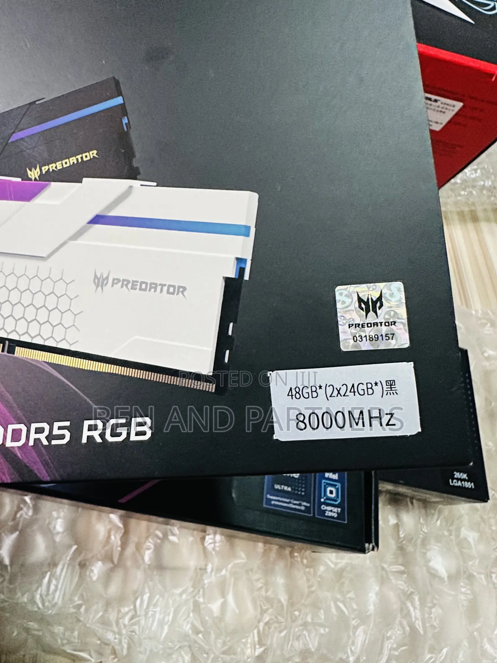 Acer Predator Hermes 48gb 8000mhz Ddr5 Ram