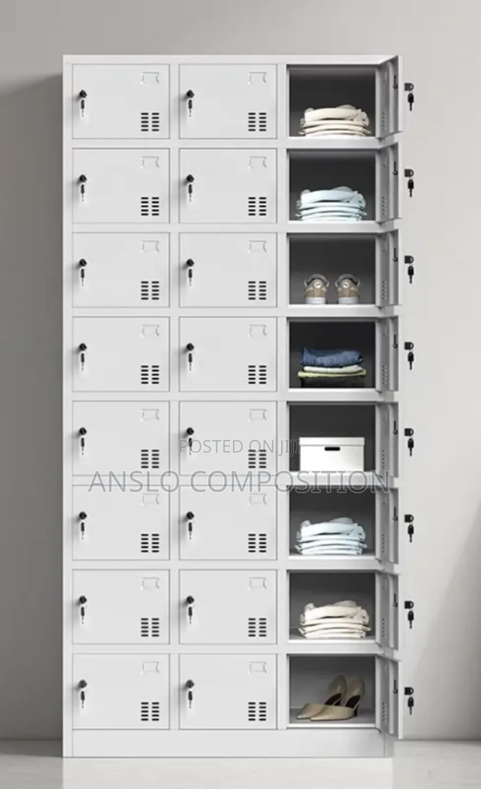 24 Doors Steel Metal Cabinet