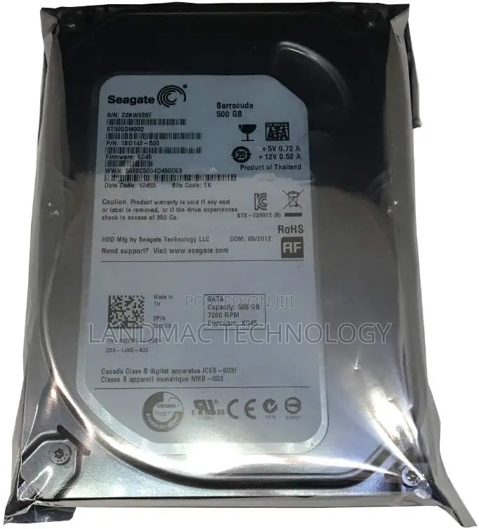 Seagate Internal Hard Drive 3.5 Inches - 500 Gb