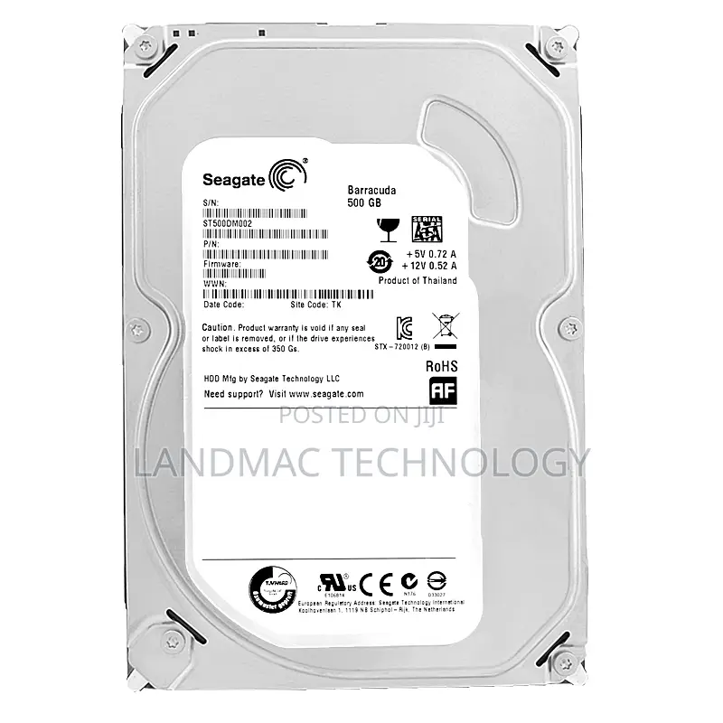 Seagate Internal Hard Drive 3.5 Inches - 500 Gb