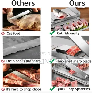 Stainless Steel Manual Long Knife Cutting Tool for Meat and Vegetable
