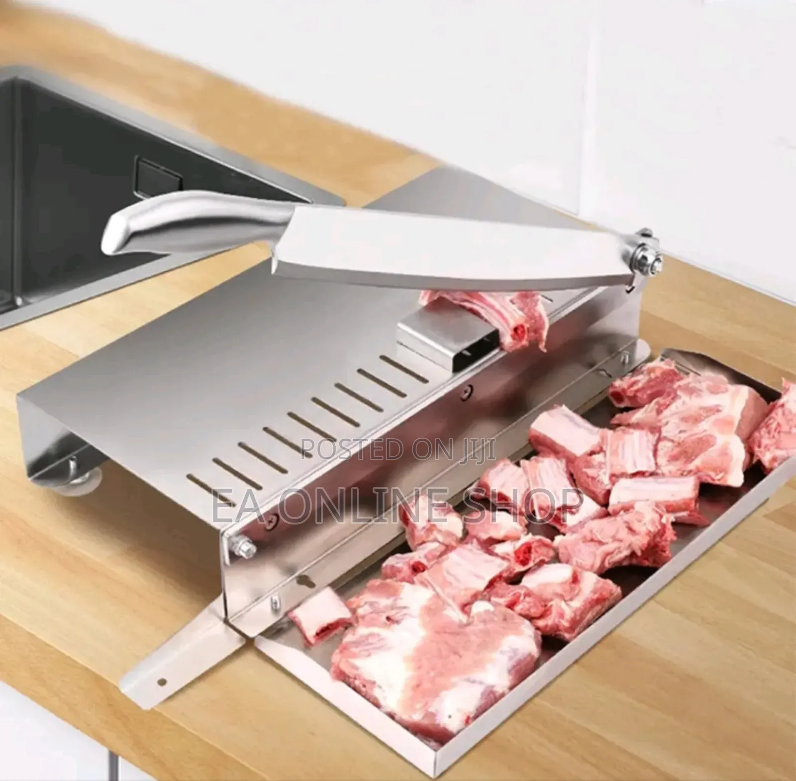 Stainless Steel Manual Long Knife Cutting Tool for Meat and Vegetable