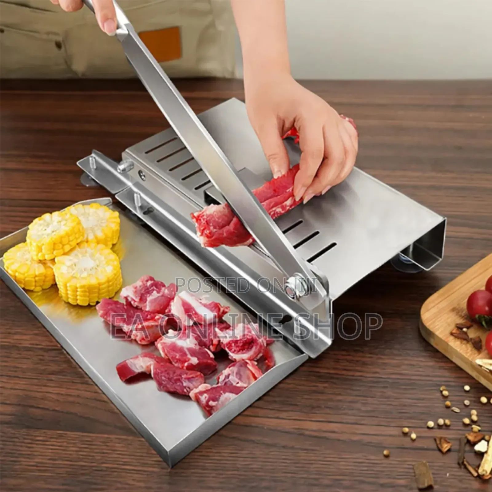 Stainless Steel Manual Long Knife Cutting Tool for Meat and Vegetable