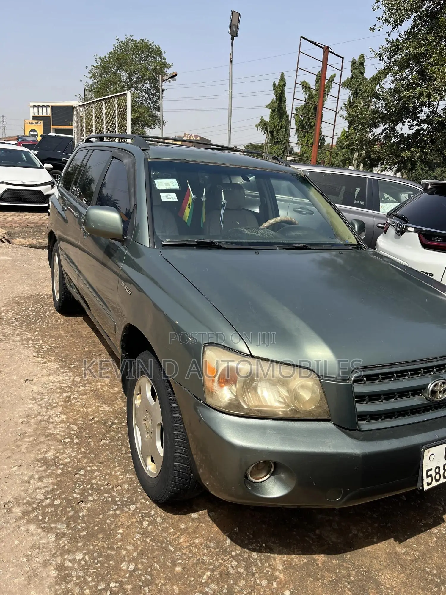 Toyota Highlander Limited V6 AWD 2003 Green