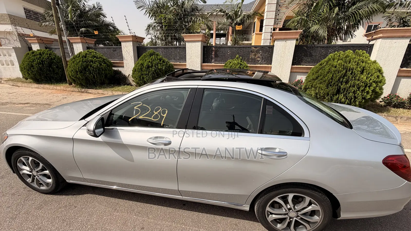 Mercedes-Benz C300 Luxury 4matic Sedan AWD (2.0L 4cyl 7A) 2017 Silver