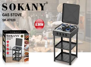 4 Burner Gas Stove With Storage Space