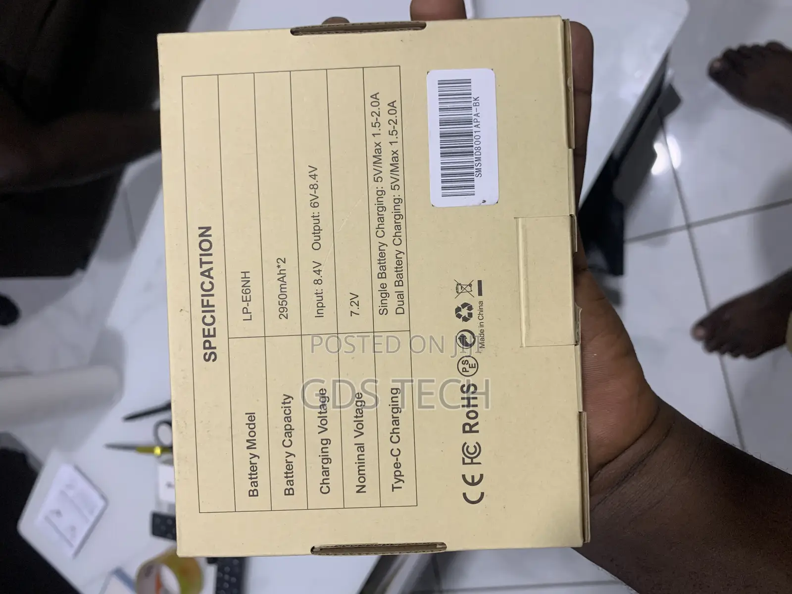 Powerextra Lp-E6nh 2-Pack 2950mah
