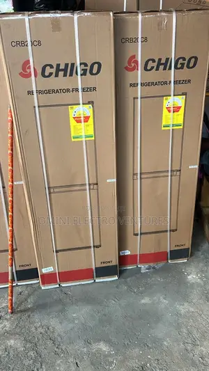Brand New Chigo Double Door 183 Liters Fridge