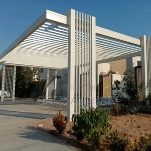 20 Feet by 14 Feet Thick Galvanise Metal Design Pergola Canopy Fab.