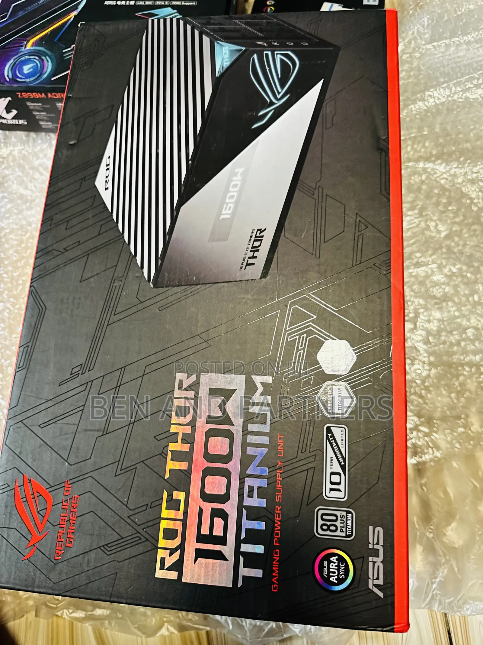 Asus Rog Thor 1600w 80+ Titanium Power Supply Unit 🔥🔥