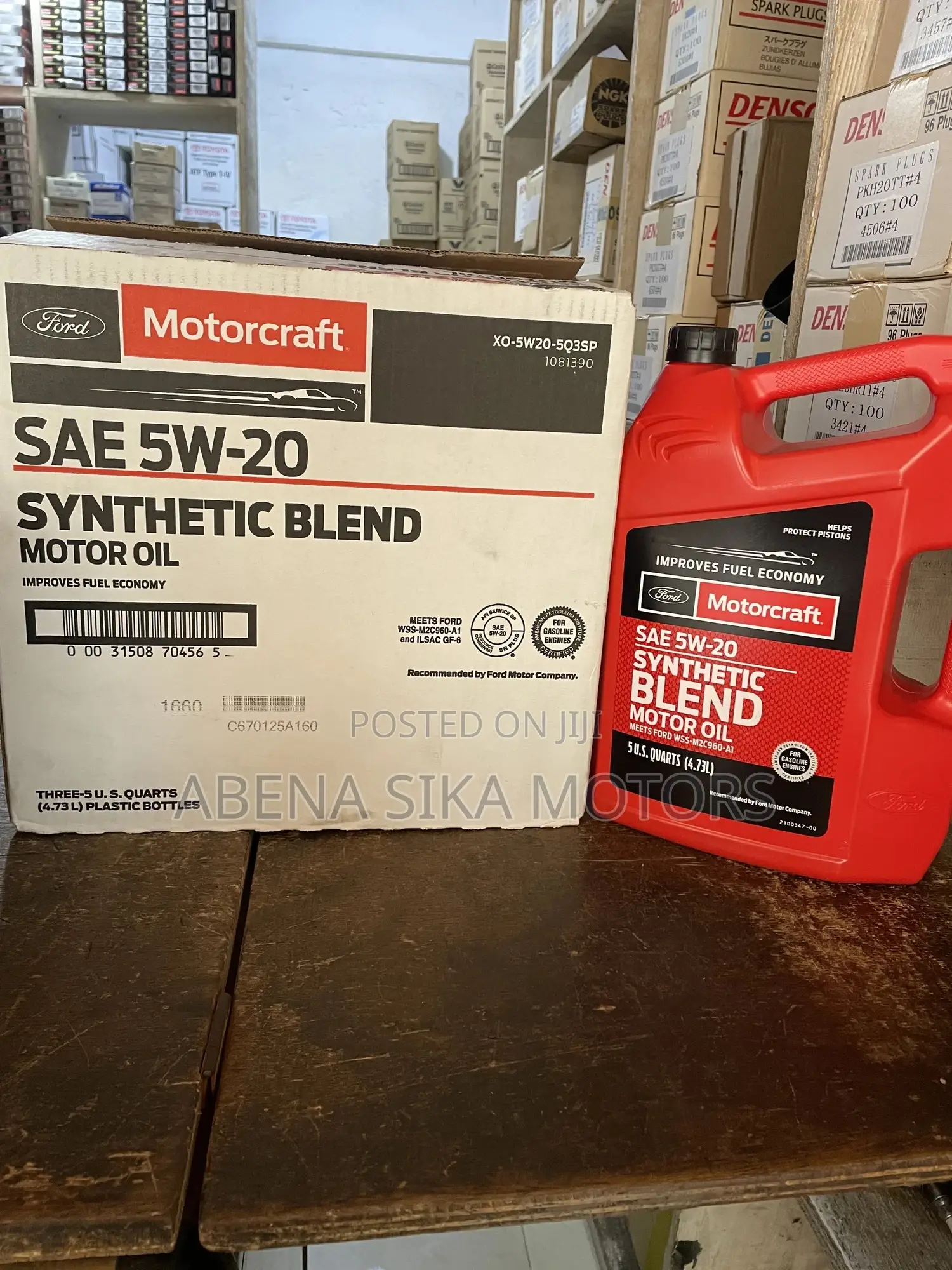 Motorcraft Sae 5w-20 Synthetic Blend 5 Liters