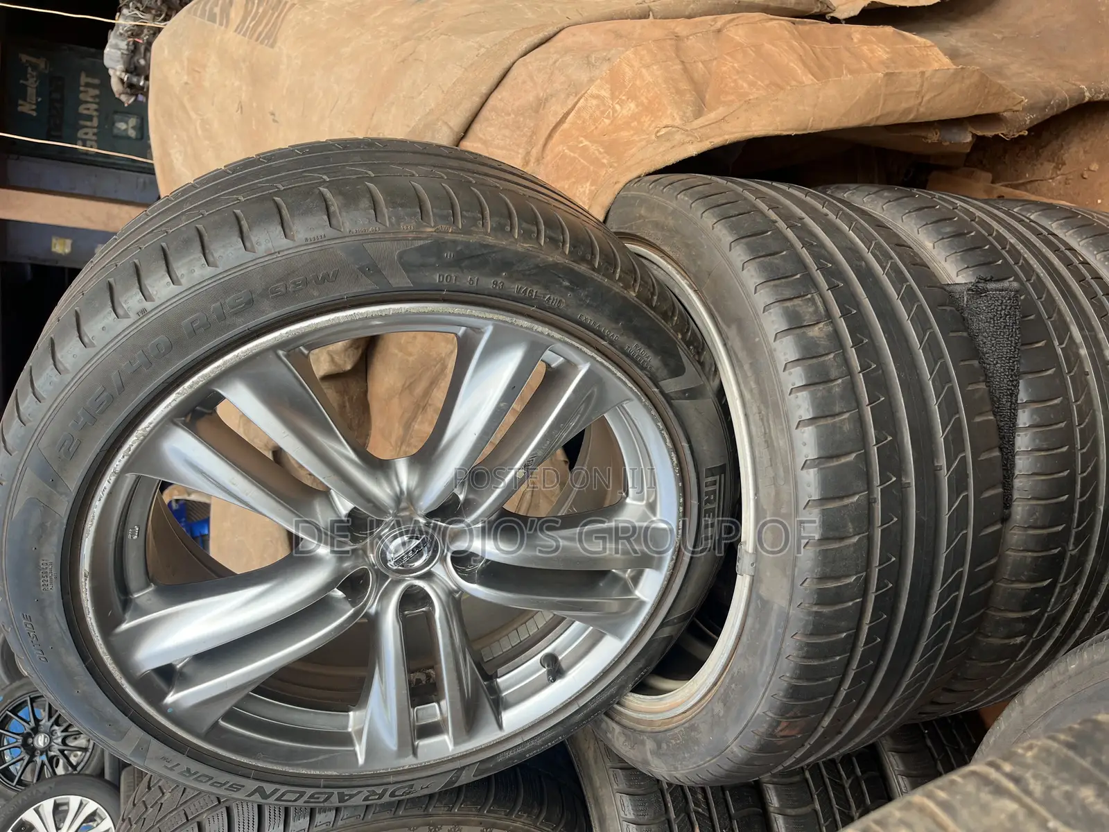 Home Used Rims With Current Tires Only.