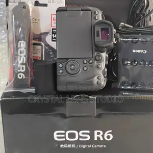 Eos R6 With Charger,Battery,Strap,Bag and Sd Card