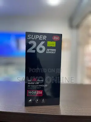 New Itel S26 Ultra 256 GB Black