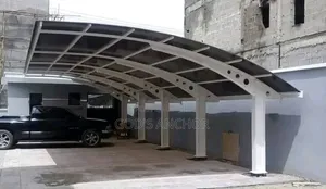 4 Cars Space Thick Galvanised Metal Carport Canopy Design Fabrication