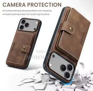 iPhone Luxury Detachable Flip Wallet Case