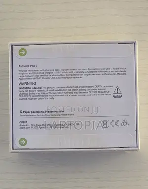 Apple Airpods Pro 3 3rd Generation New In Box Sealed