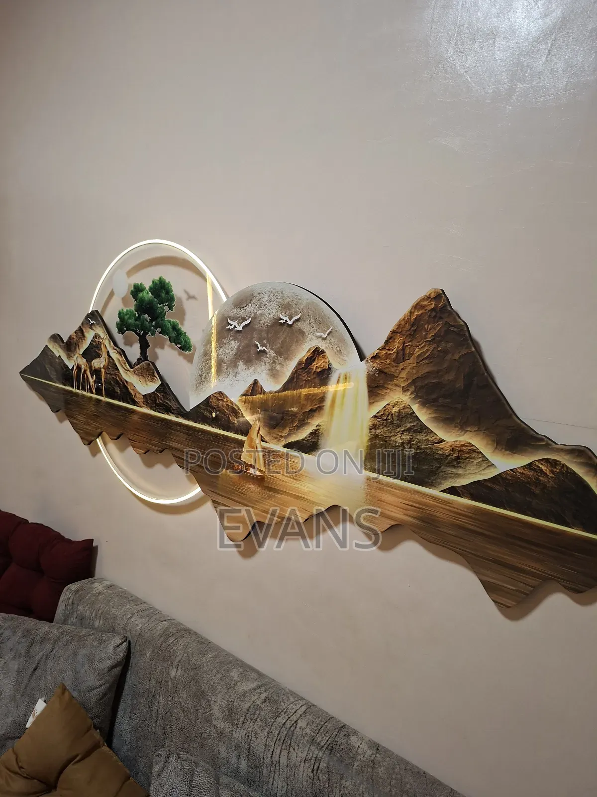 Acrylic Led Remote Control Painting