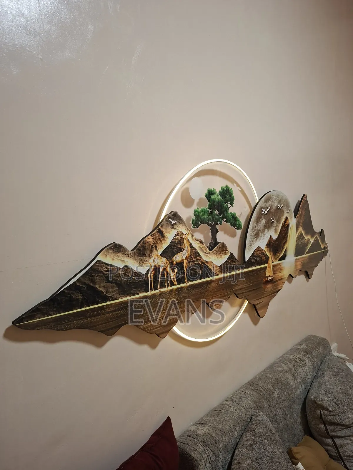 Acrylic Led Remote Control Painting