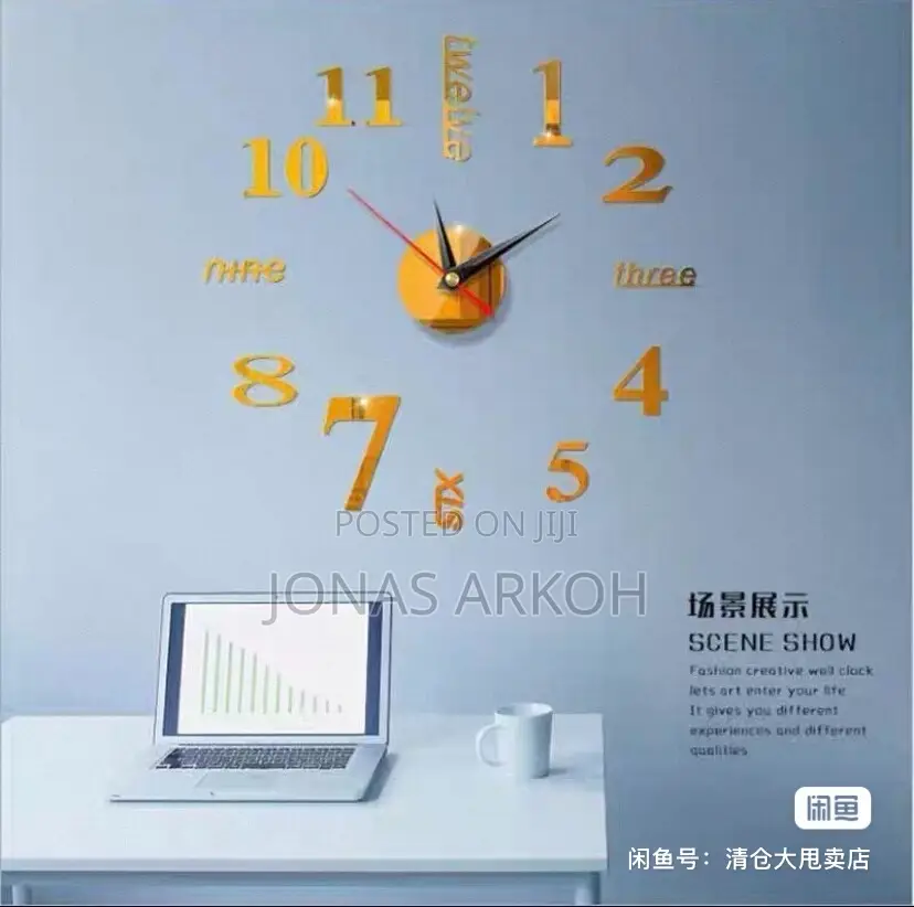 Diy 3d Wall Clock