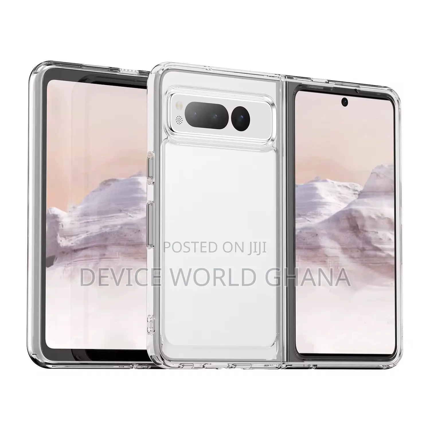 Transparent Clear Case For Google Pixel Fold