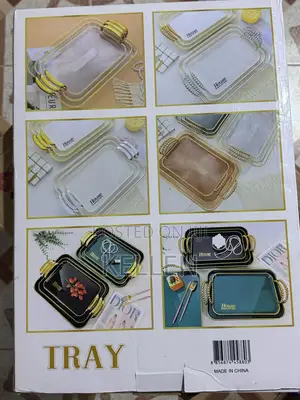3pcs Plastic Serving Tray
