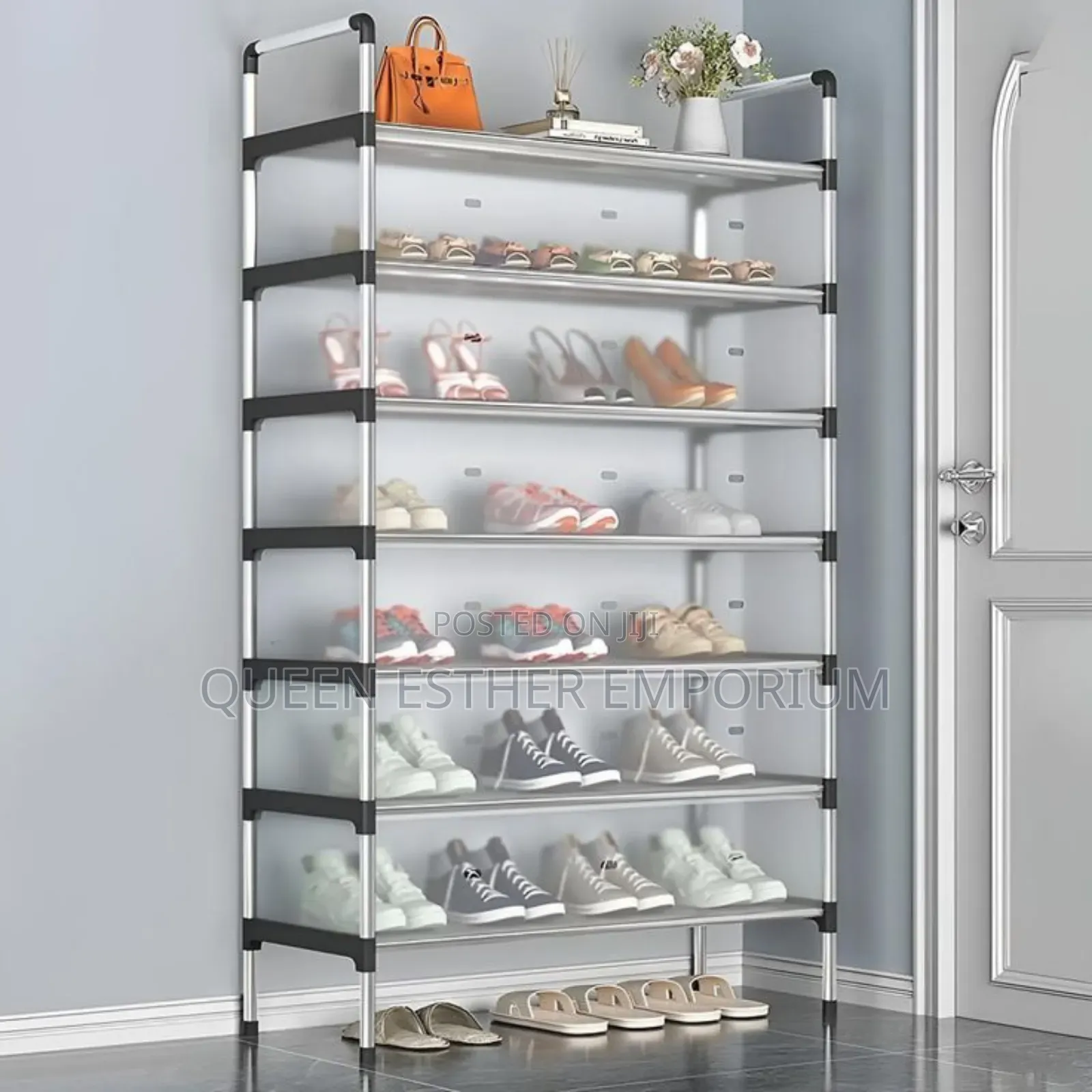 Mirror Shoe Rack
