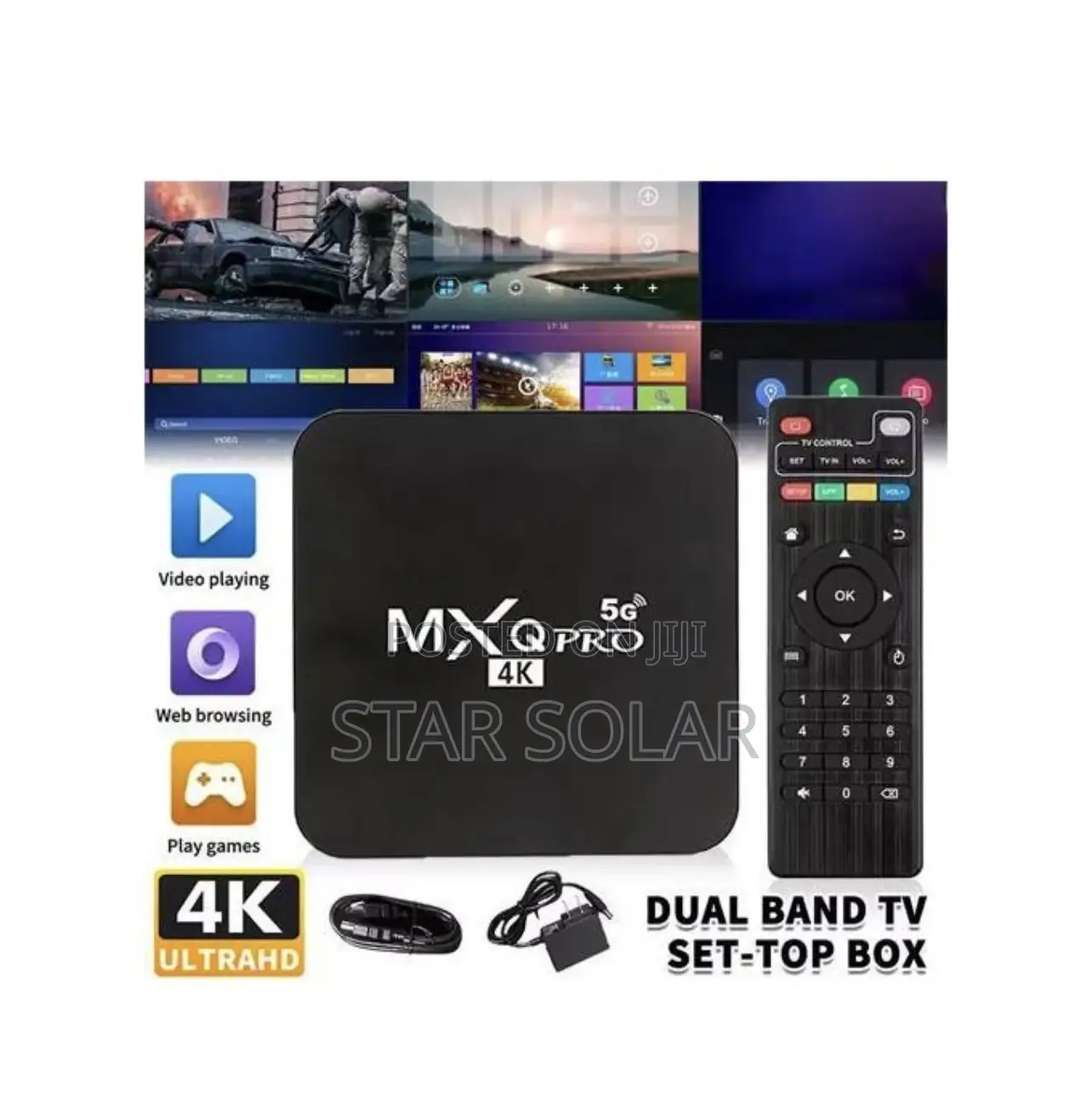 Tv Box MXQ Pro 5g Smart Tv Box 2.4/5g Dual Wifi