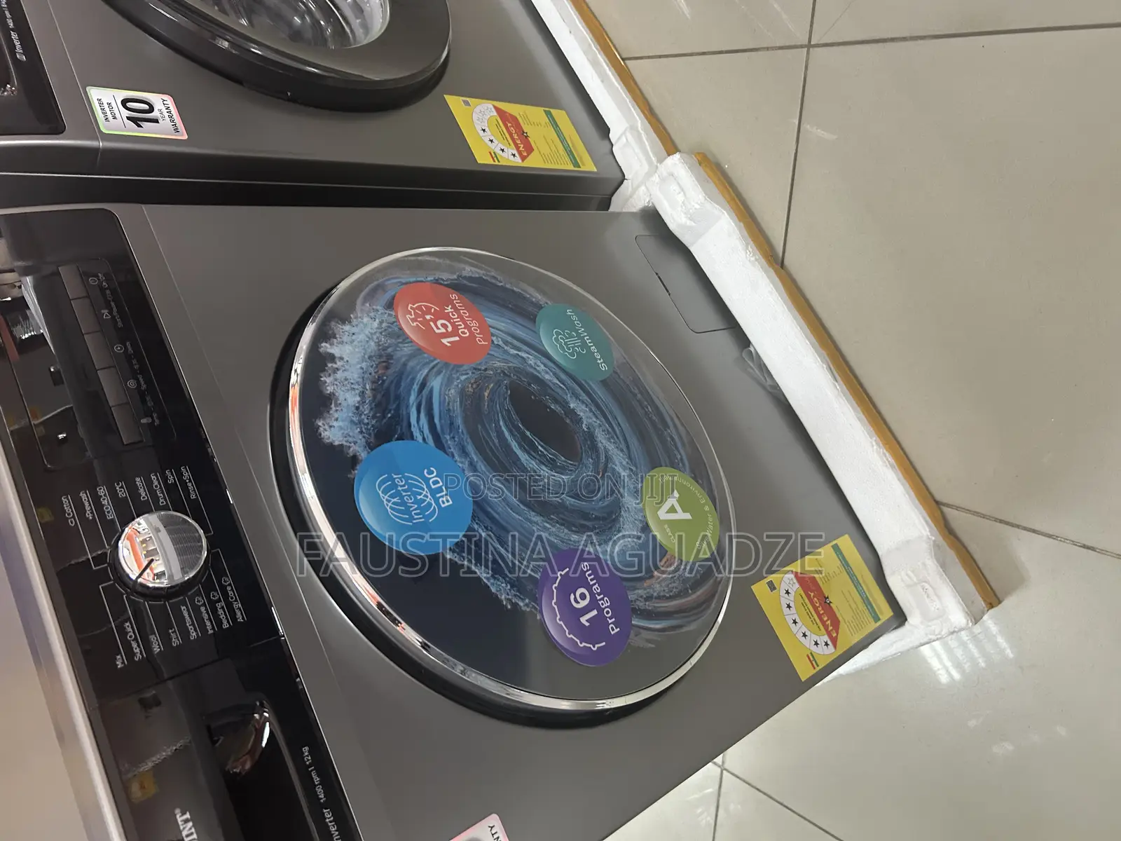 Westpoint 12kg Front Load Washer -Wmt1214a25