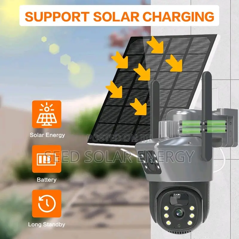 Solar Dual CCTV Camera