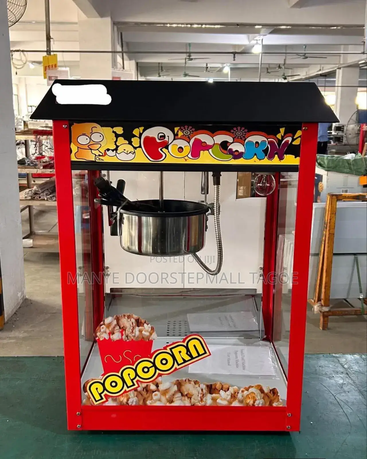 Foreign Popcorn Machine