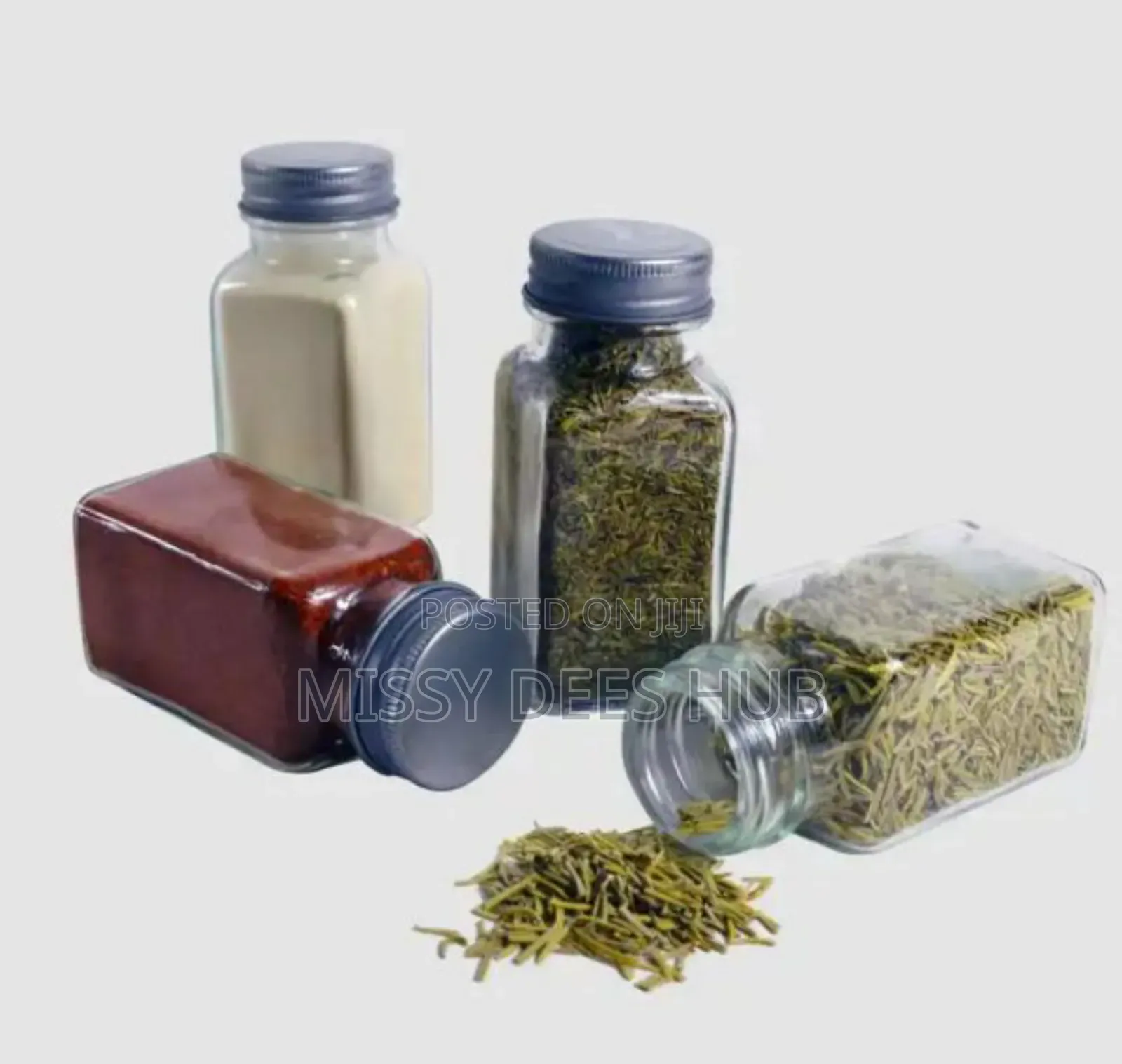 6 Jar Spice Rack With Spices
