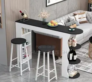 Classy High Bar Counter With Chairs