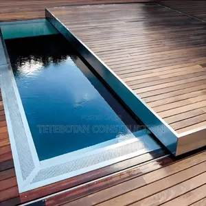 Automated Custom Walkable Wpc Decking Pool Cover