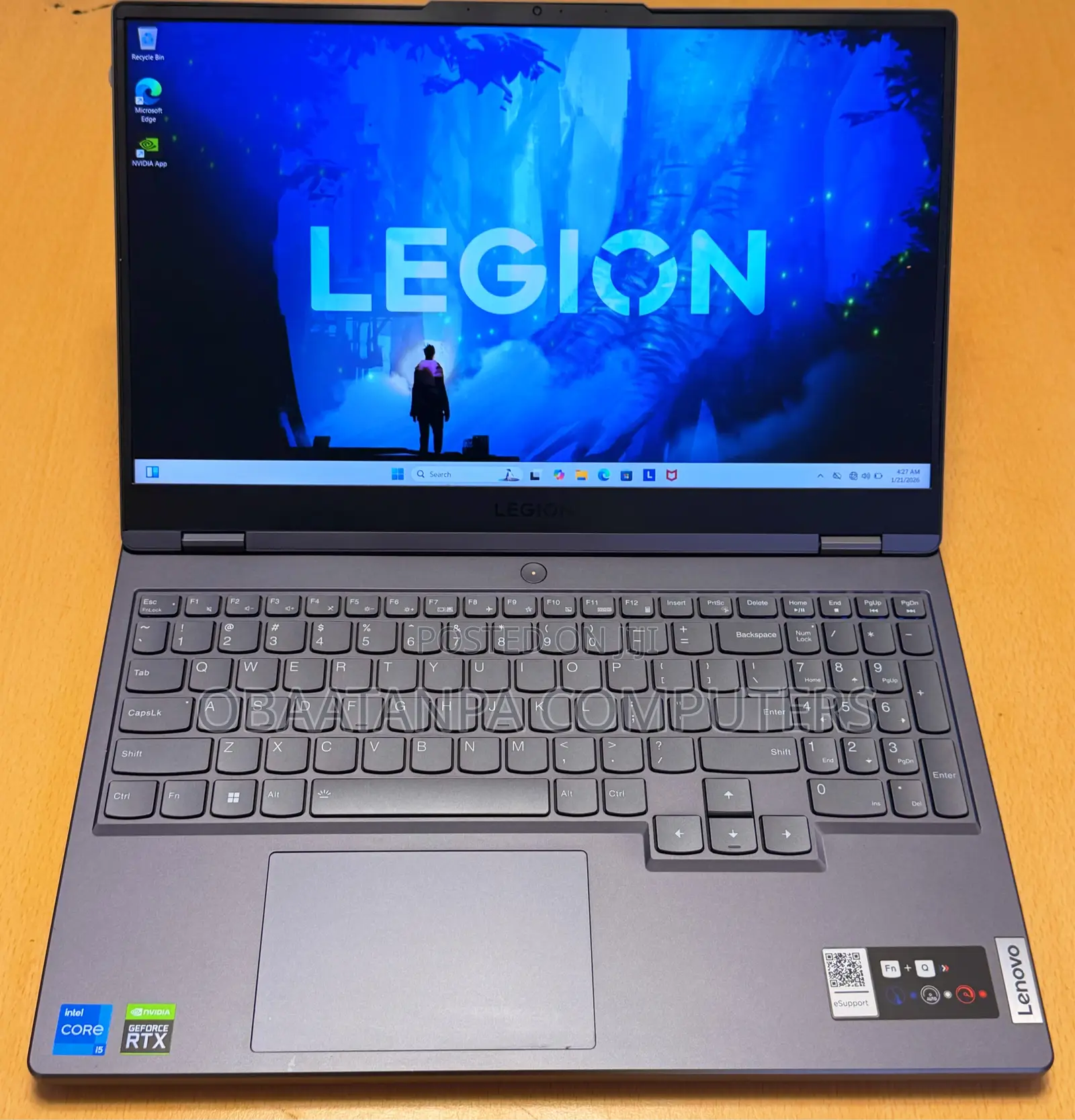 Laptop Lenovo Legion 5 6GB Intel Core I5 SSD 1T