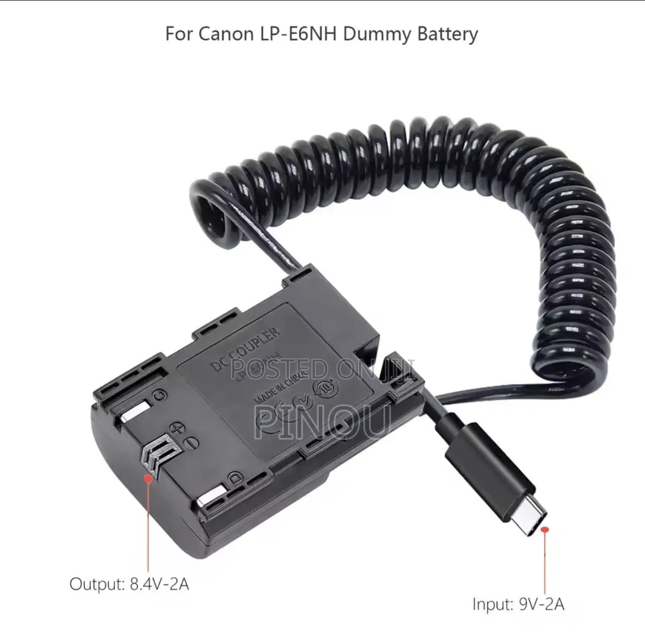 Lp- E6 Dummy Battery With Type C