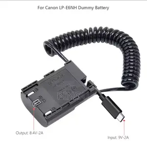 Lp- E6 Dummy Battery With Type C