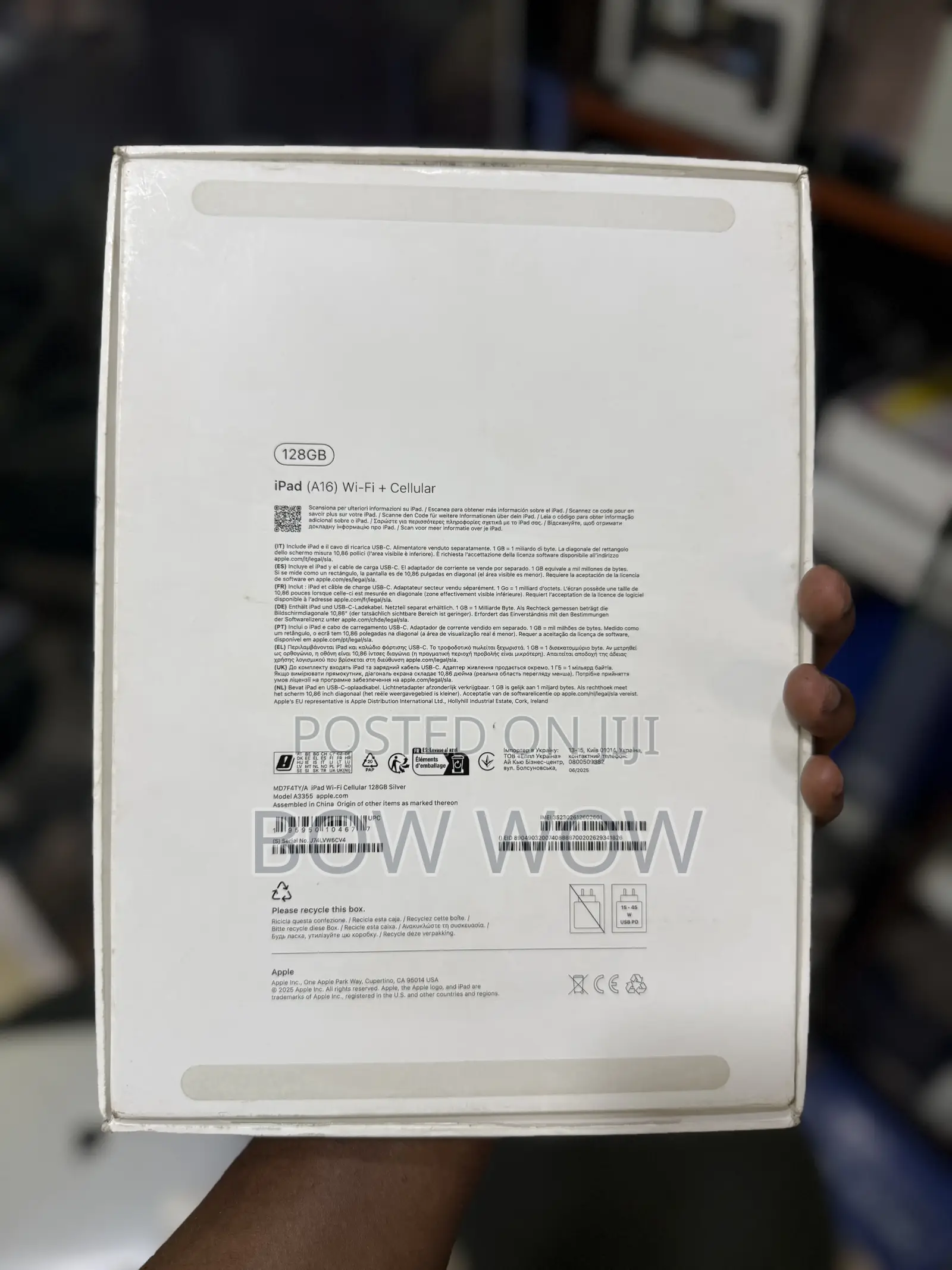 Apple iPad (2025) 128 GB Silver