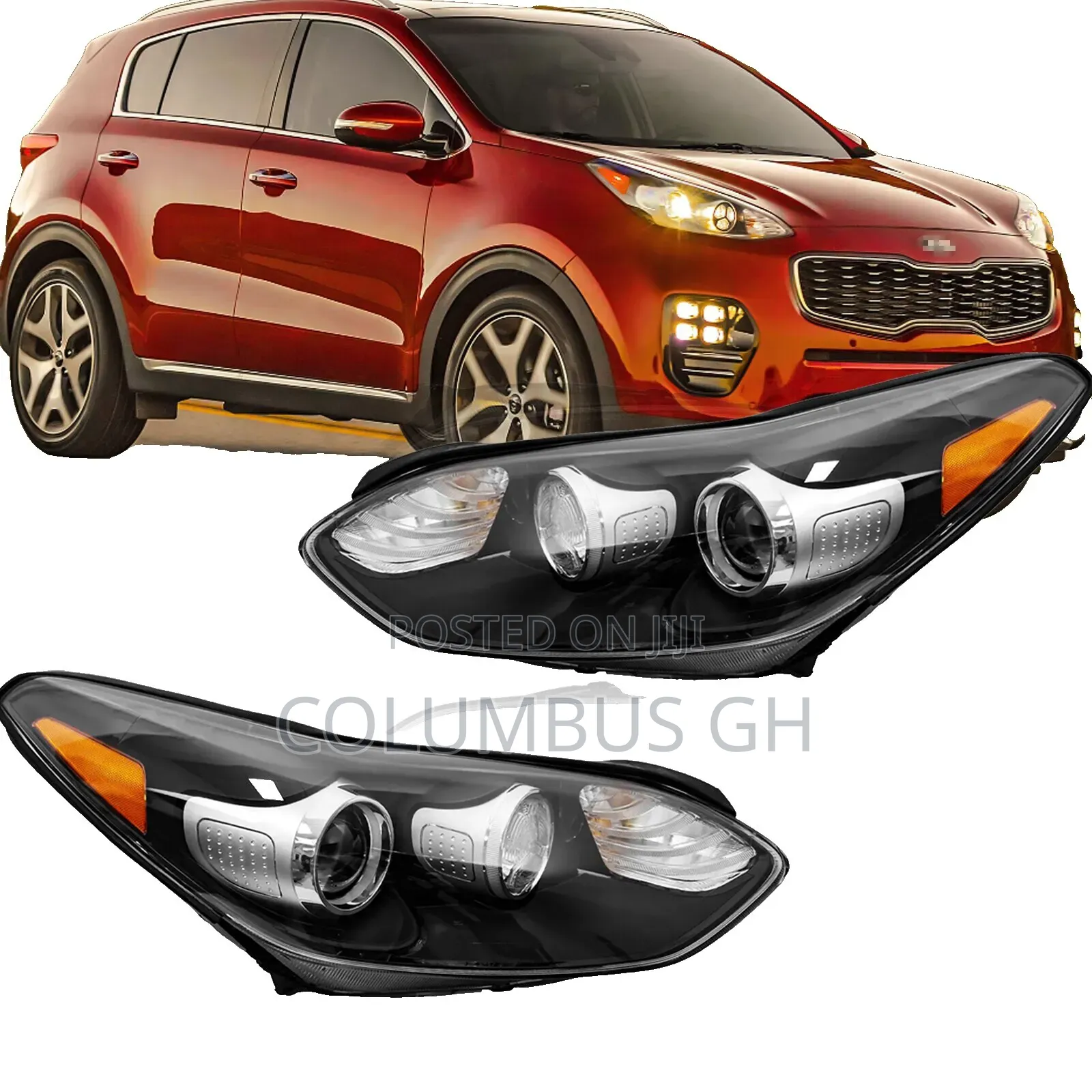 Kia Sportage 2018 Headlight Pair