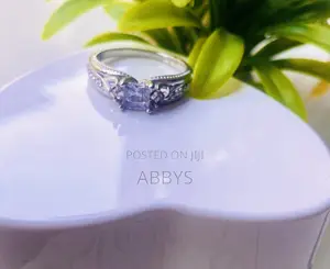 High Quality Non-tarnish Silver Engagement/Promise Ring