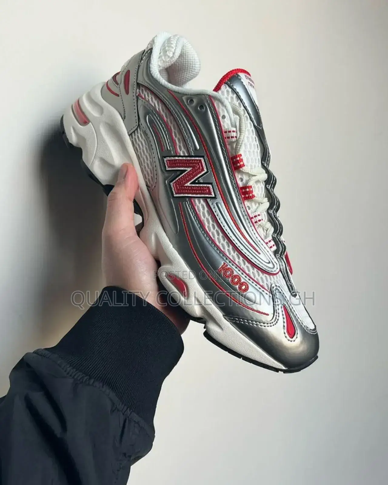 New Balance 1000 Ash and White