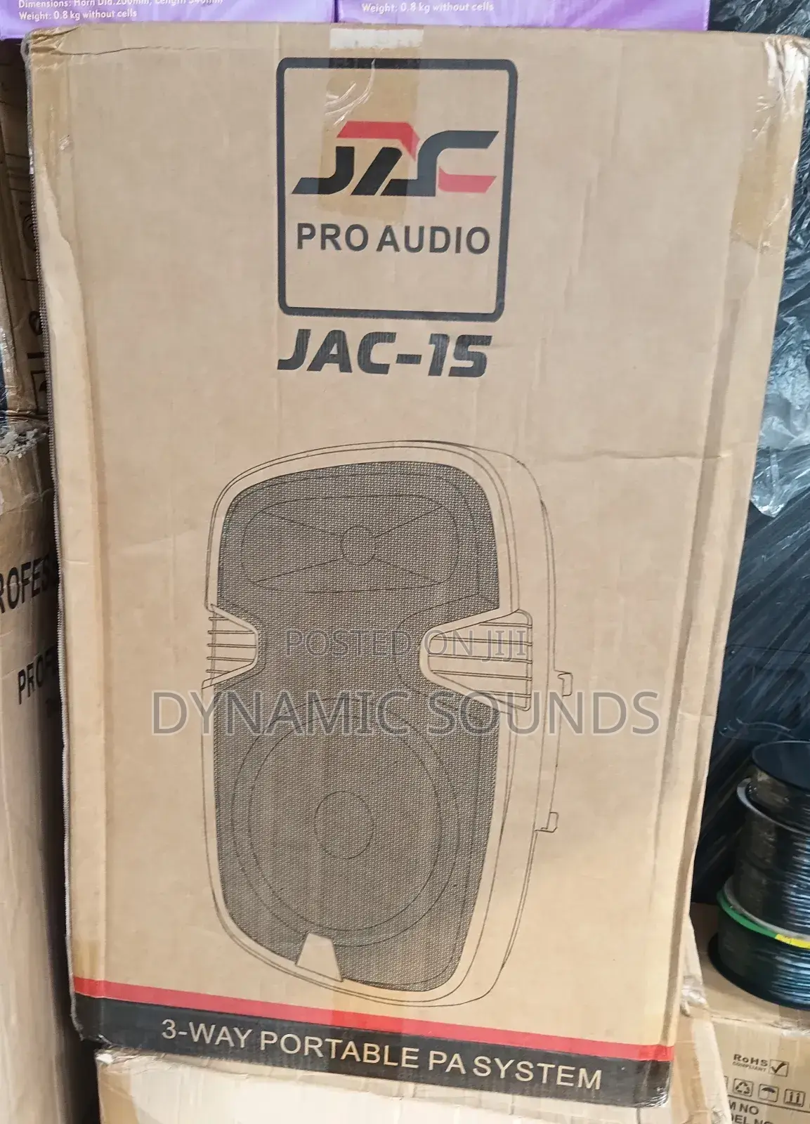 Jac 15" Rechargeable Speaker