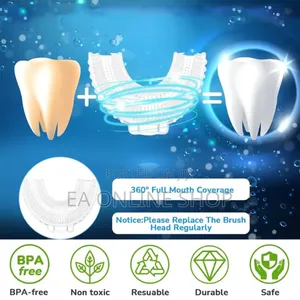 Rechargeable Automatic U Shape Cleaning Toothbrush for Adults and Kids