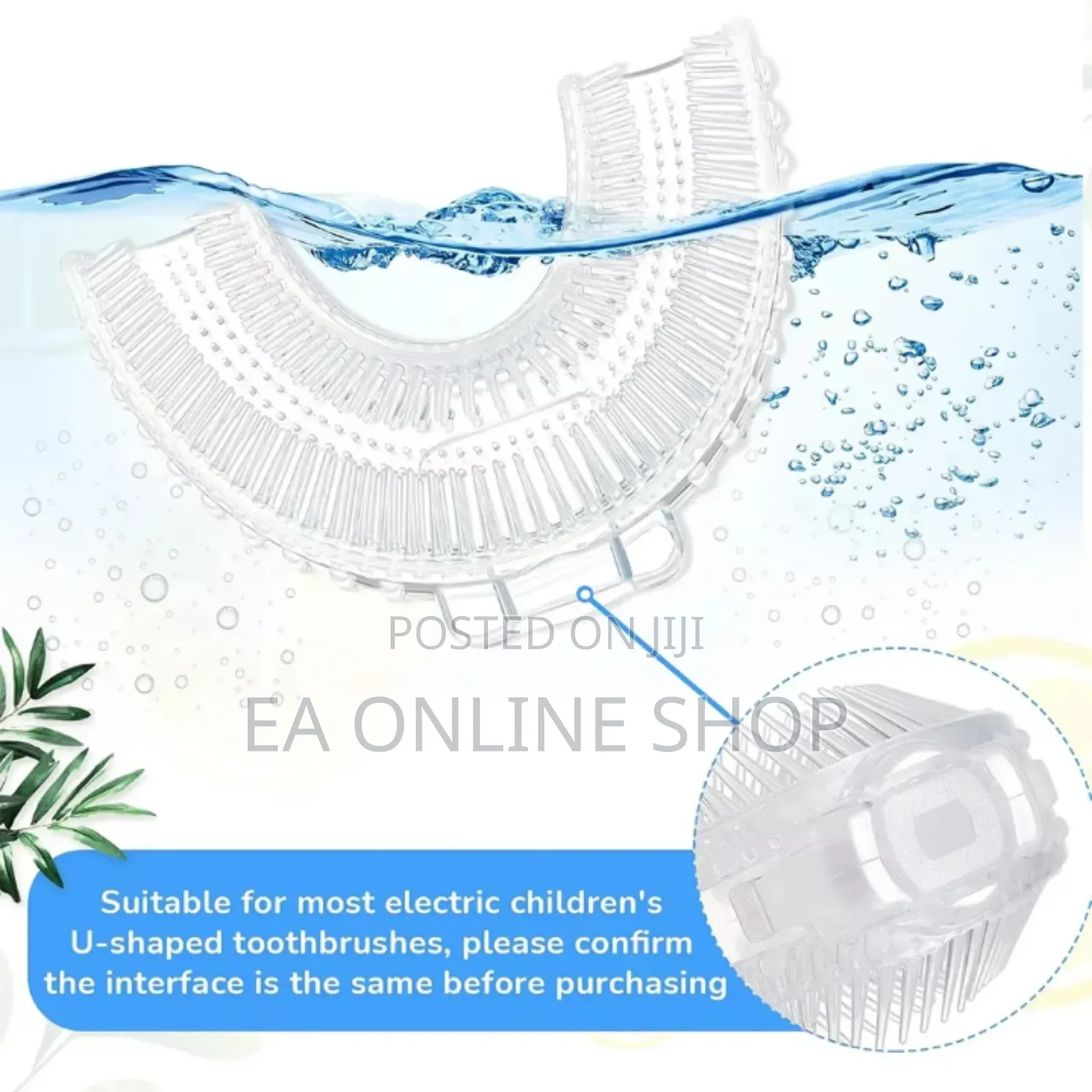 Rechargeable Automatic U Shape Cleaning Toothbrush for Adults and Kids
