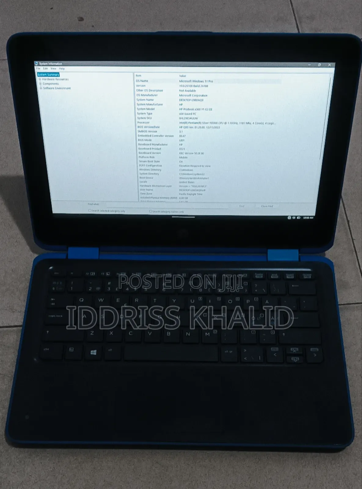 Laptop HP ProBook X360 11 G1 EE 4GB Intel Core 2 Quad SSD 128GB