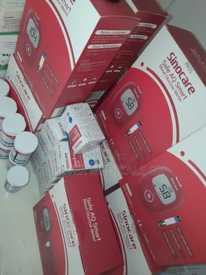 Sinocare Glucometer With Strips And Lancet